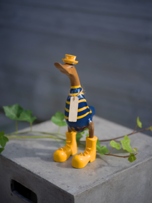 Ankan Sven blå/gul/randig 35cm