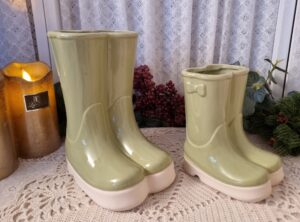 Vas Gummistövlar Grön keramik L