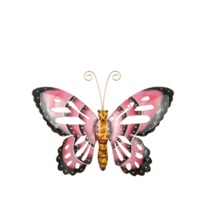 Fjäril vägg rosa/mix L