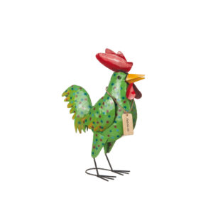 Metall höna Doris Grön